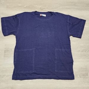 Free People Beach Dark Blue Medium Long Tee / Dress T-Shirt NWOT